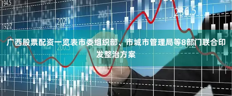 广西股票配资一览表市委组织部、市城市管理局等8部门联合印发整治方案